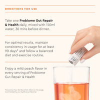 VLCC Clinic Probiome Gut Repair & Health for Improved Gut Health |3 gm x 45 Sachets 135 gm