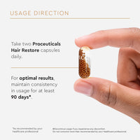 VLCC Clinic Proceuticals Hair Restore for Stronger, Thicker, Healthier Hair | 50N Capsules