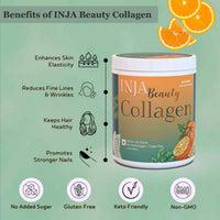 Inja Wellness Beauty Collagen Orange Flavour 125 gm