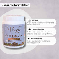 Inja Wellness Fit Collagen Chocolate Flavour 250 gm