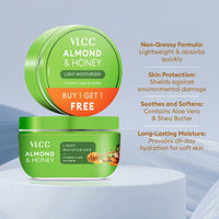 VLCC Nourishing Almond & Honey Face Moisturizer for Deep Hydration 400 gm