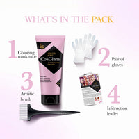 Cosglam Semi Permanent Hair Color for Women & Men, (120g, #11 Soft Pink) Enriched with Conditioner, Glossy Finish, No Ammonia, No Peroxide & Non Oxidative