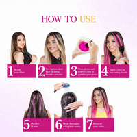 Cosglam Semi Permanent Hair Color for Women & Men, (120g, #12 Hot Pink) Enriched with Conditioner, Glossy Finish, No Ammonia, No Peroxide & Non Oxidative