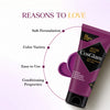 Cosglam Semi Permanent Hair Color for Women & Men, (120g, #22 French Plum) Enriched with Conditioner, Glossy Finish, No Ammonia, No Peroxide & Non Oxidative