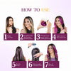 Cosglam Semi Permanent Hair Color for Women & Men, (120g, #22 French Plum) Enriched with Conditioner, Glossy Finish, No Ammonia, No Peroxide & Non Oxidative