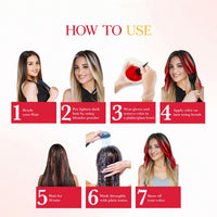 Cosglam Semi Permanent Hair Color for Women & Men, (120g, #23 Valentine Red) Enriched with Conditioner, Glossy Finish, No Ammonia, No Peroxide & Non Oxidative