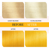 Cosglam Semi Permanent Hair Color for Women & Men, (120g, #32 Sushine Yellow) Enriched with Conditioner, Glossy Finish, No Ammonia, No Peroxide & Non Oxidative