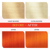 Cosglam Semi Permanent Hair Color for Women & Men, (120g, #33 Vibrant Orange) Enriched with Conditioner, Glossy Finish, No Ammonia, No Peroxide & Non Oxidative