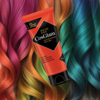 Cosglam Semi Permanent Hair Color for Women & Men, (120g, #33 Vibrant Orange) Enriched with Conditioner, Glossy Finish, No Ammonia, No Peroxide & Non Oxidative