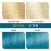 Cosglam Semi Permanent Hair Color for Women & Men, (120g, #52 Peacock Blue) Enriched with Conditioner, Glossy Finish, No Ammonia, No Peroxide & Non Oxidative