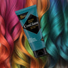 Cosglam Semi Permanent Hair Color for Women & Men, (120g, #52 Peacock Blue) Enriched with Conditioner, Glossy Finish, No Ammonia, No Peroxide & Non Oxidative