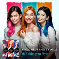 Cosglam Semi Permanent Hair Color for Women & Men, (120g, #53 Electric Teal) Enriched with Conditioner, Glossy Finish, No Ammonia, No Peroxide & Non Oxidative