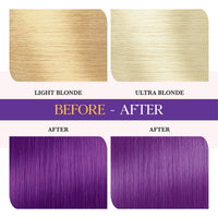 Cosglam Semi Permanent Hair Color for Women & Men, (120g, #62 Midnight Violet) Enriched with Conditioner, Glossy Finish, No Ammonia, No Peroxide & Non Oxidative