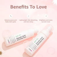 CosIQ GAT-8% Glycolic Acid Face & Body Toner With Glycerine, Cucumber Extract, For Glowing & Even Skin Tone, Women & Men - 9