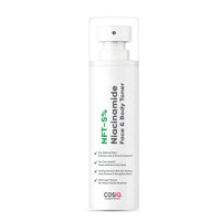 CosIQ 5% Niacinamide Face & Body Toner for Oily Acne Prone Dry Combination Skin, Alcohol-Free Toner for Pore Tightening & Glowing Skin, Fades Blemishes, Brightens & Smoothens, Women & Men - 1
