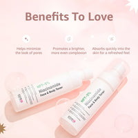 CosIQ 5% Niacinamide Face & Body Toner for Oily Acne Prone Dry Combination Skin, Alcohol-Free Toner for Pore Tightening & Glowing Skin, Fades Blemishes, Brightens & Smoothens, Women & Men - 18