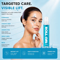 CosIQ Anti-Aging Roll Off Instant Face Lift Serum with Marine Collagen & Green Caviar 10ml - 3