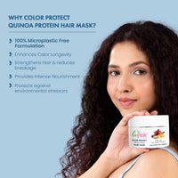 La Pink Color Protect Quinoa Protein Hair Mask with White Haldi to Increase Longevity 200 gm