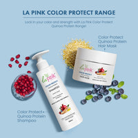 La Pink Color Protect Quinoa Protein Shampoo with White Haldi for Color-treated Hair 250 ml