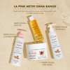 La Pink Methi Dana 8-in-1 Hair Mask with White Haldi for Hair Fall Control & promoting Hair Growth 200 gm