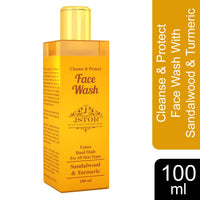 JSTOR Cleanse & Protect Face Wash With Sandalwood & Turmeric 100 ml
