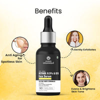 Khadi Organique Anti Aging Retinol 0.5% | Q10 Face Serum 30 ml