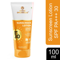 Khadi Organique Sunscreen Lotion With Kokum Butter & Aloe Vera SPF PA+++ 30 100 ml