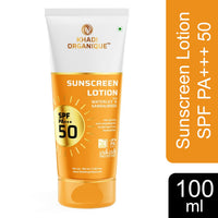 Khadi Organique Sunscreen Lotion With Waterlily & Sandalwood SPF PA+++ 50 100 ml