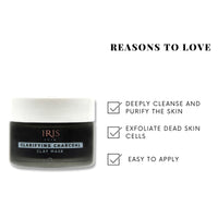 Iris Cosmetics Clarifying Charcoal Clay Mask 50 gm