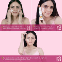 La Pink Ideal Bright Night Cream for All Skin Types 50 gm