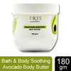 Iris Cosmetics Bath & Body Soothing Avocado Body Butter 180 gm