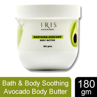 Iris Cosmetics Bath & Body Soothing Avocado Body Butter 180 gm