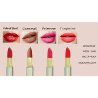 Asmee Matte Lipstick Velvet Red | Tangerine | Caramel | Primrose