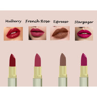 Asmee Matte Lipstick Stargazer | Mulberry | Espresso | French Rose