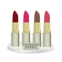 Asmee Matte Lipstick Pink Orchid | Espresso | Daisy Pink | Mulberry