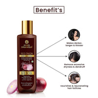 Khadi Organique Red Onion Hair Conditioner With Keratin Protein Booster 200 ml