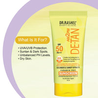 DR.RASHEL De-Tan Sunscreen SPF 50 (50ML)