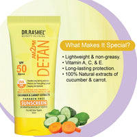 DR.RASHEL De-Tan Sunscreen SPF 50 (50ML)