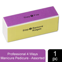 Majestique Professional 4 Ways Manicure Pedicure Assorted 1 Piece
