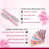 Majestique 2 In 1 Plate Foot Scrubber & Emery Board Nail Filer Assorted 1 Piece