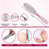 Majestique 2 In 1 Plate Foot Scrubber & Emery Board Nail Filer Assorted 1 Piece