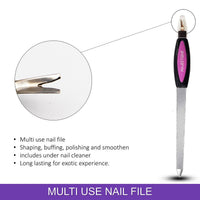 Majestique 2 in 1 Nail File Assorted 1 Piece