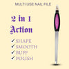 Majestique 2 in 1 Nail File Assorted 1 Piece