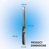 Majestique Stainless Steel Nail File 1 Piece