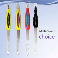 Majestique Professional Stainless Steel Nail File With Practical Sharp Cuticle Dead Skin Trimmer Assorted 1 Piece