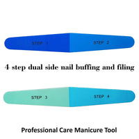 Majestique 4 Way Nail File and Buffer Assorted 1 Piece
