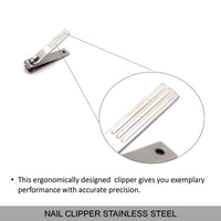 Majestique Compact Nail Clipper Stainless Steel 1 Piece