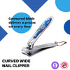 Majestique Curved wide Nail Clipper Stainless Steel Assorted 1 Piece