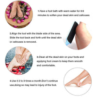 Majestique Double-Sided Foot Scrubber Assorted 1 Piece
