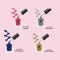 Asmee Classic Nail Polish Sakura | Roman silver | Dazzling blue | Golden treasure